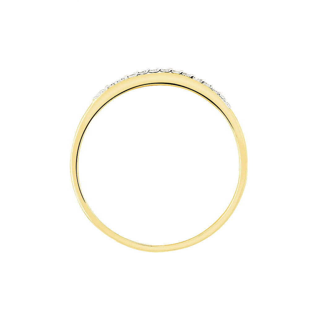 Bague Arslane Or Jaune Diamant - Bagues avec pierre Femme | Histoire d&rsquo;Or