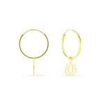 Cr&eacute;oles Belita Or Jaune - Boucles d'oreilles cr&eacute;oles Femme | Histoire d&rsquo;Or