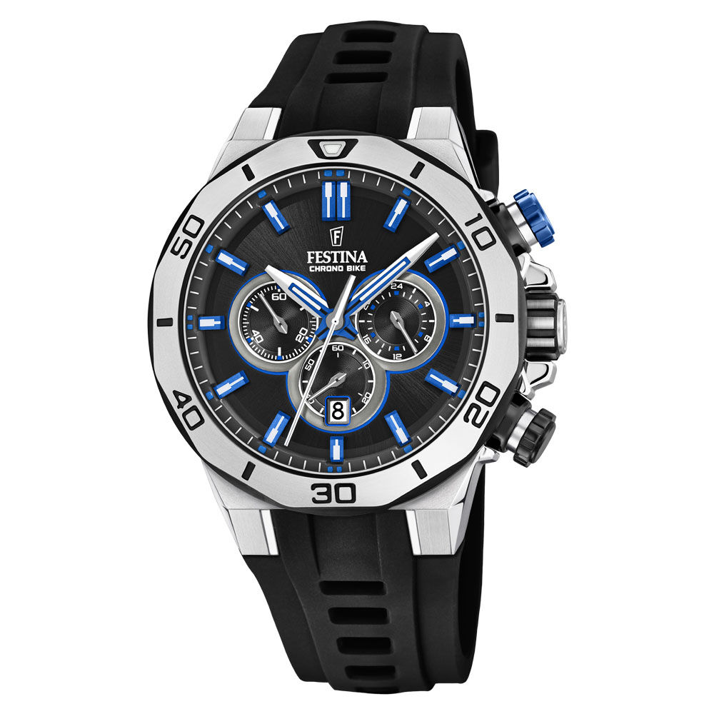 Montre Homme FESTINA CHRONOBIKE en Acier Bleu - F20524/1 - Cleor
