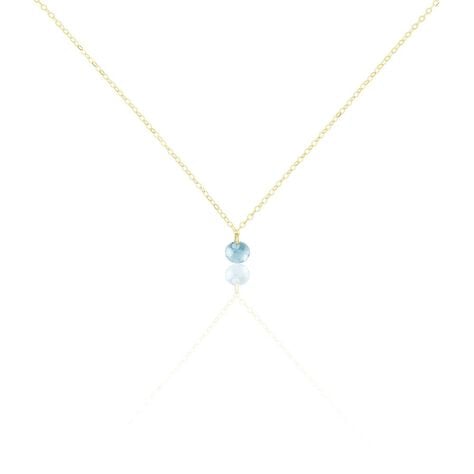 Collier Or Jaune Emilee Oxyde De Zirconium - Colliers Enfant | Histoire d&rsquo;Or