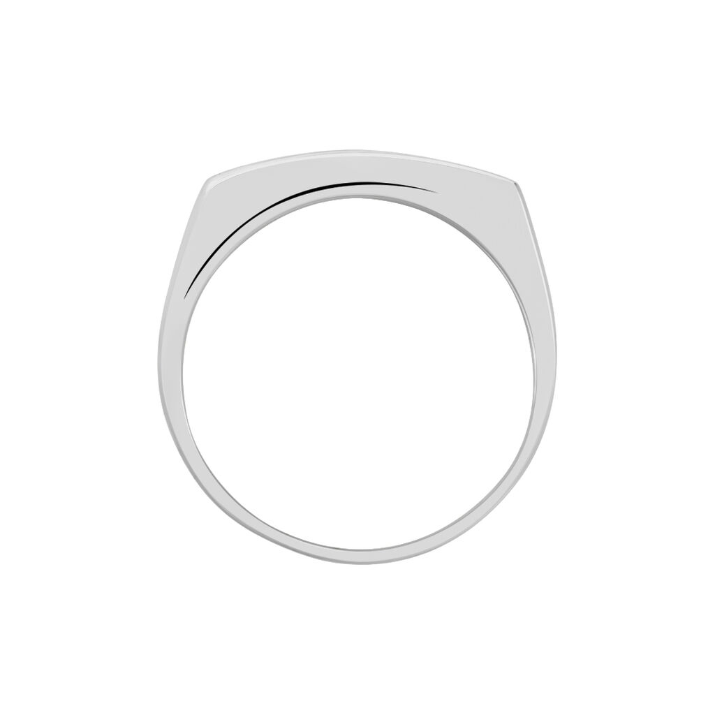 Chevalière Michel Argent Blanc Oxyde De Zirconium -  Homme | Histoire d’Or