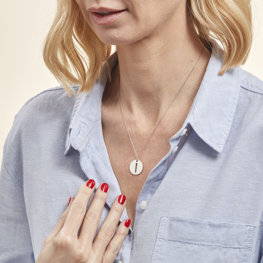 Pendentif Elio I Argent Blanc - Pendentifs Famille | Histoire d’Or