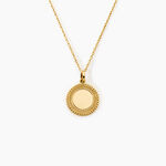 Collier Fazia Argent Dor&eacute; A L'Or 750/1000 - Bijoux sans pierre Femme | Histoire d&rsquo;Or