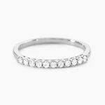 Alliance 849 Or Blanc Diamant - Alliances 18 carats Femme | Histoire d&rsquo;Or