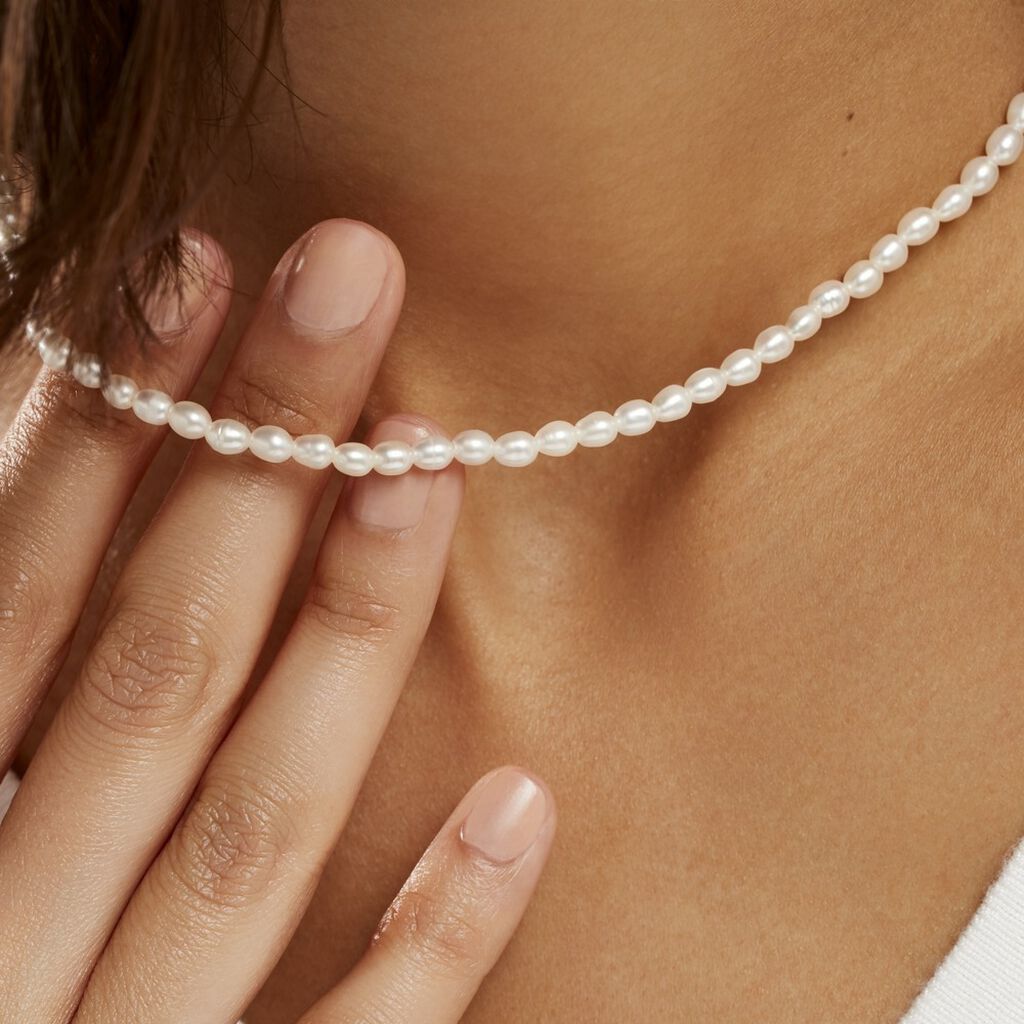Collier Alceste Or Jaune Perle De Culture - Colliers Femme | Histoire d’Or
