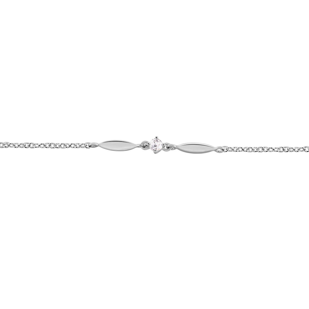 Bracelet Bormana Argent Blanc Oxyde De Zirconium - Bracelets Femme | Histoire d’Or