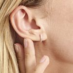 Creoles Or Rose Jacoba Oxydes - Boucles d'oreilles cr&eacute;oles Femme | Histoire d&rsquo;Or