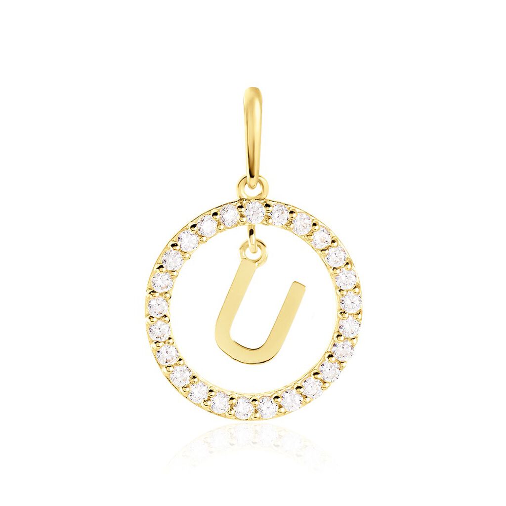 Pendentif Gabe Or Jaune Oxyde De Zirconium - Pendentifs Femme | Histoire d’Or