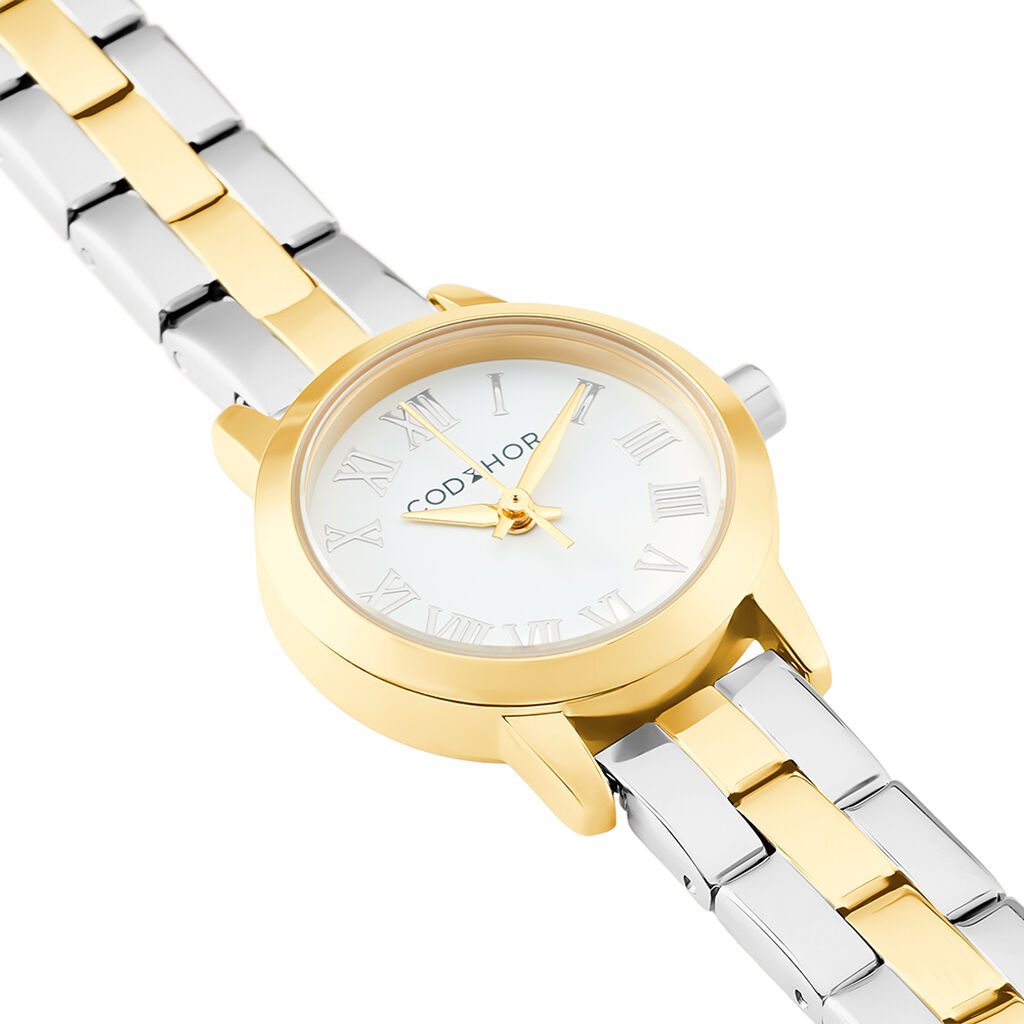 Montre Codhor Alison Blanc - Montres &eacute;tanches Femme | Histoire d&rsquo;Or