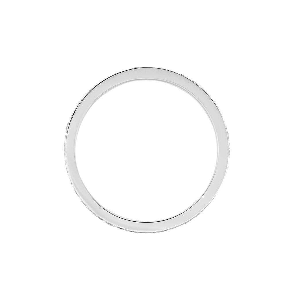 Alliance Rhea Tour Complet Or Blanc Diamant - Alliances Femme | Histoire d’Or