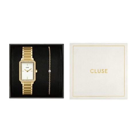 Coffret De Montre Cluse Fluette Blanc - Montres Femme | Histoire d&rsquo;Or