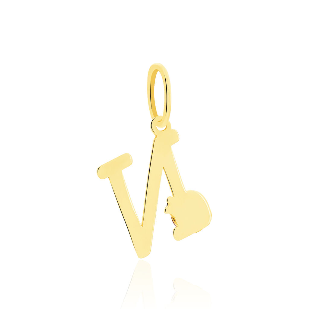 Pendentif Helidie Coccinelle Lettre Or Jaune - Pendentifs Enfant | Histoire d’Or