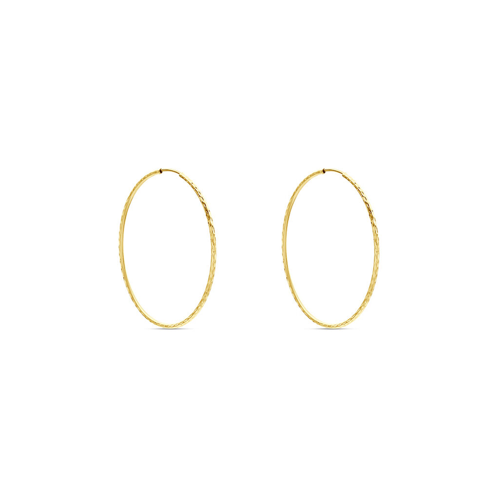 Créoles Aglavie Flexibles Or Jaune - Boucles d'oreilles créoles Femme | Histoire d’Or