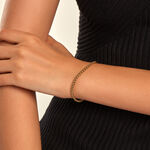 Bracelet Elisabeth Acier Jaune - Bijoux sans pierre Femme | Histoire d&rsquo;Or