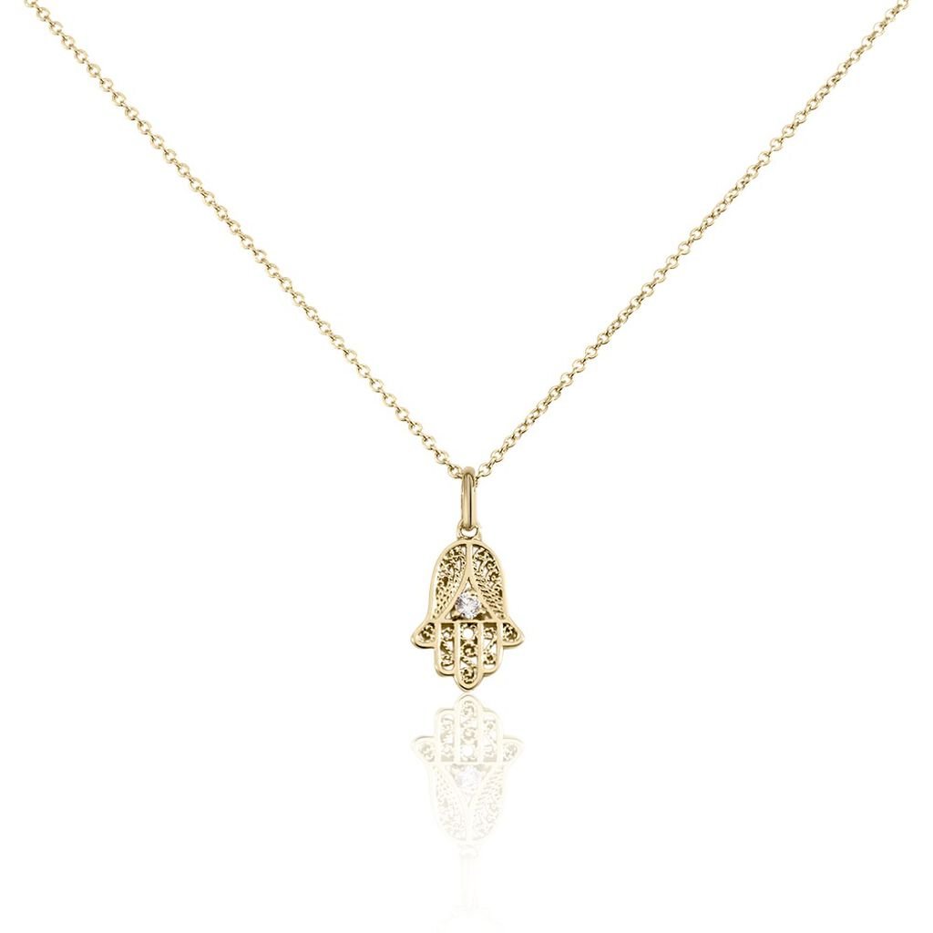 Collier Plaqué Or Stijn Oxyde De Zirconium - Colliers fantaisie Femme | Histoire d’Or