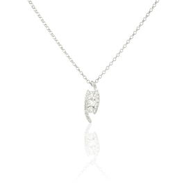 Collier Eternite Or Blanc Diamant - Bijoux Femme | Histoire d’Or