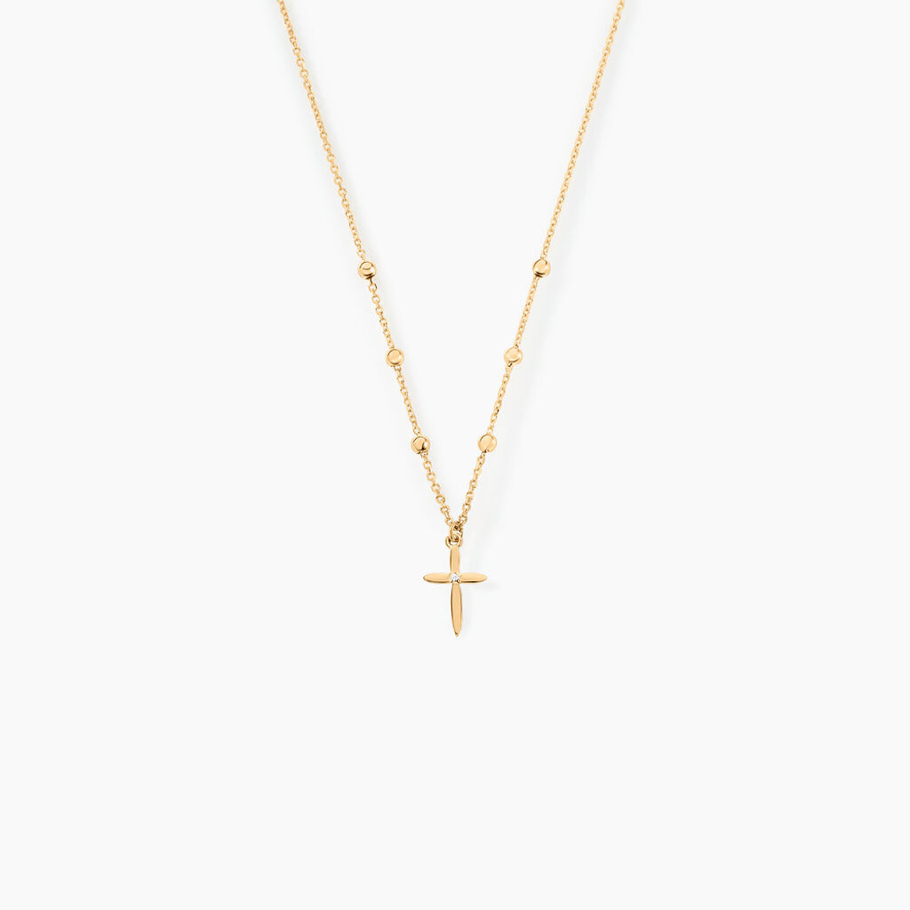 Collier Annaelle Or Jaune - Bijoux sans pierre Femme | Histoire d&rsquo;Or