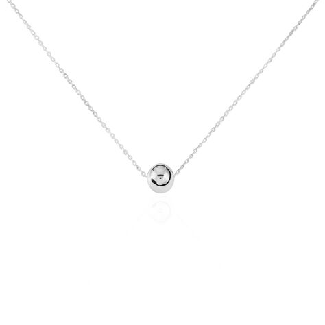 Collier Nassiera Argent Blanc - Colliers fantaisie Femme | Histoire d’Or