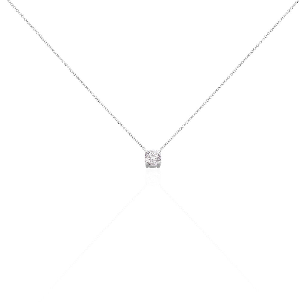 Collier Victoria Or Blanc Diamant - Colliers Femme | Histoire d&rsquo;Or