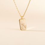 Collier Plaqu&eacute; Or Quintien - Colliers Zodiaque Homme | Histoire d&rsquo;Or