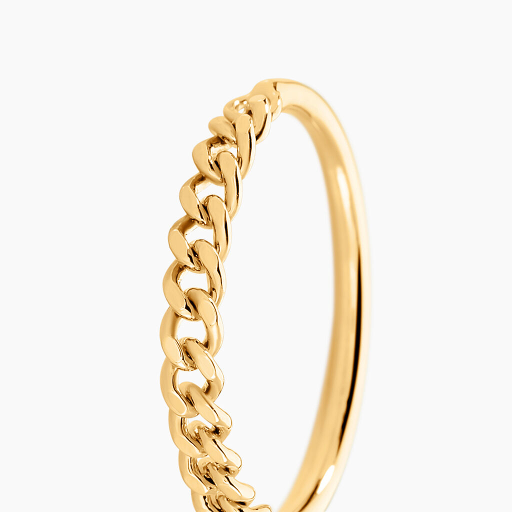 Bague Serenity Plaque Or Jaune - Bagues fantaisie Femme | Histoire d&rsquo;Or