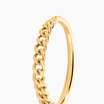 Bague Serenity Plaque Or Jaune - Bagues fantaisie Femme | Histoire d&rsquo;Or