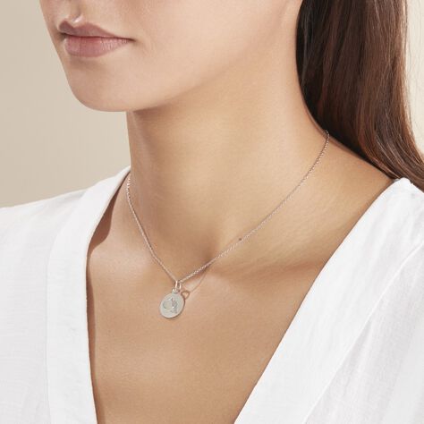 Pendentif Zodiaque Rond Argent Blanc - Pendentifs Zodiaque Famille | Histoire d’Or