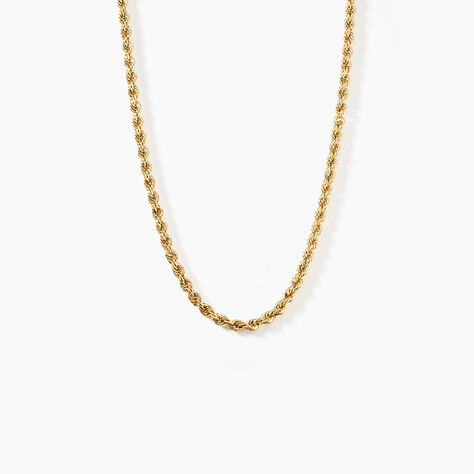 Collier Jerry Maille Corde Or Jaune - Chaines Femme | Histoire d’Or