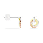 Boucles D'oreilles Puces Or Tricolore Vanadissa Diamants - Clous d'oreilles Femme | Histoire d&rsquo;Or