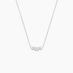 Collier Argent Blanc Winter Sweetness Oxyde De Zirconium - Colliers fantaisie Femme | Histoire d&rsquo;Or
