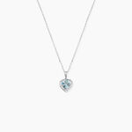 Collier Meliora Or Blanc Topaze Bleu Sky Oxyde De Zirconium - F&ecirc;te des m&egrave;res Femme | Histoire d&rsquo;Or