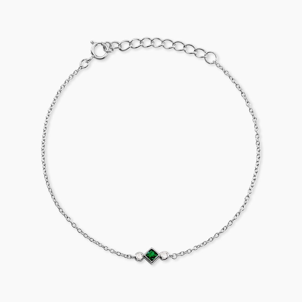 Bracelet Corelia Argent Blanc Oxyde De Zirconium - Bracelets Femme | Histoire d&rsquo;Or