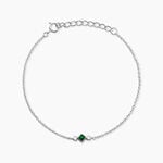 Bracelet Corelia Argent Blanc Oxyde De Zirconium - Bracelets Femme | Histoire d&rsquo;Or