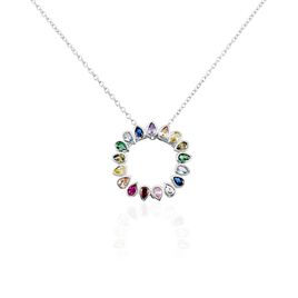 Collier Argent Blanc Ethem Oxydes De Zirconium Spinelles - Colliers Femme | Histoire d’Or