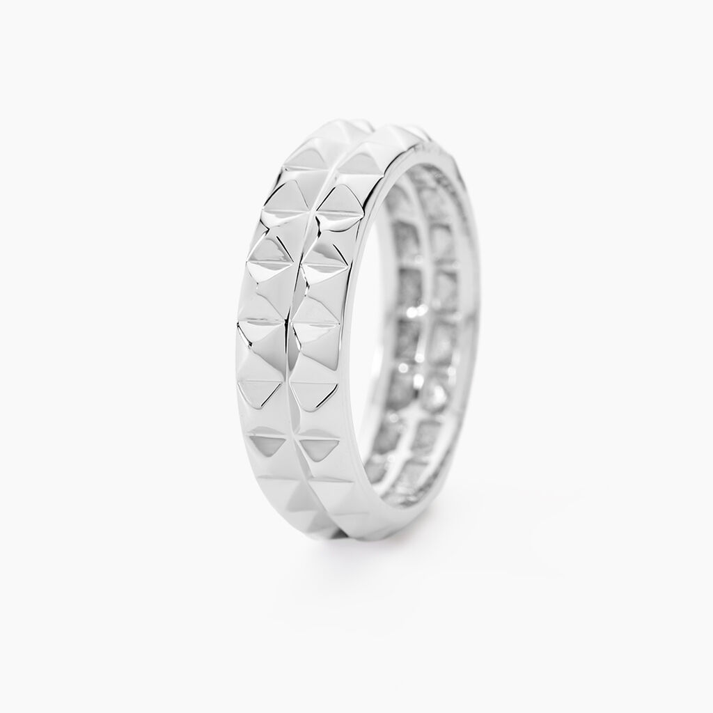 Bague Silva Argent Blanc - Bagues Famille | Histoire d’Or