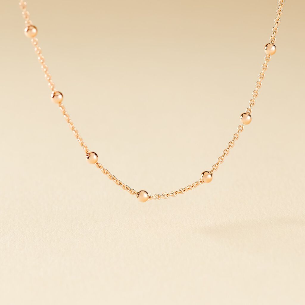 Collier Elea Argent Rose - Colliers fantaisie Femme | Histoire d&rsquo;Or