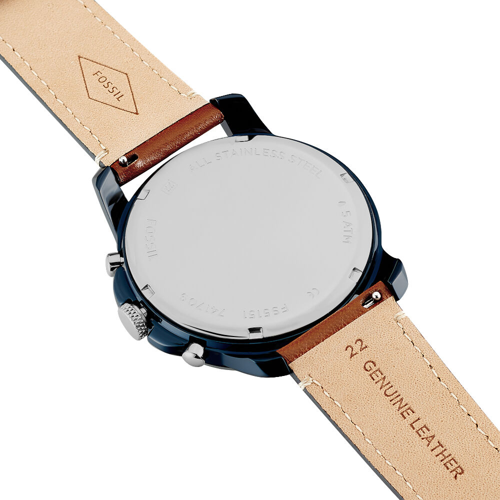 Montres Fossil FS5151 Acier Boucle Ardillon Blanc Ronde - HIMHB1B5300 •  Histoire d'Or