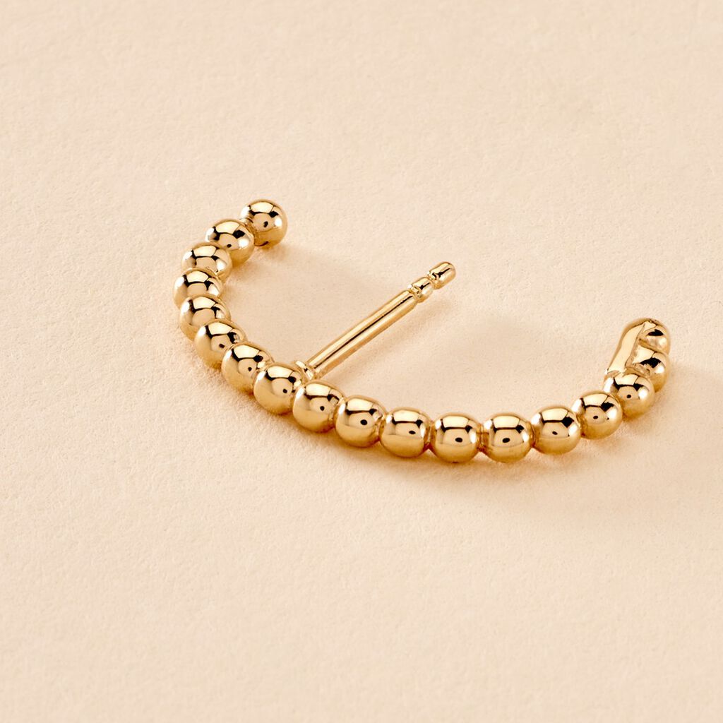 Bijou D'oreille Unitaire Pavlova Plaqué Or Jaune - Boucles d'oreilles fantaisie Femme | Histoire d’Or