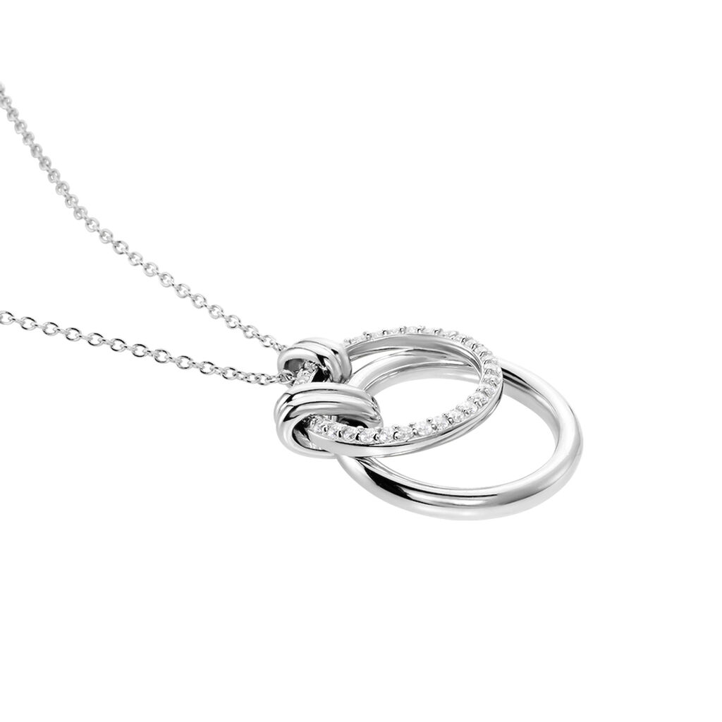 Collier Colas Argent Oxyde De Zirconium - Colliers Femme | Histoire d&rsquo;Or