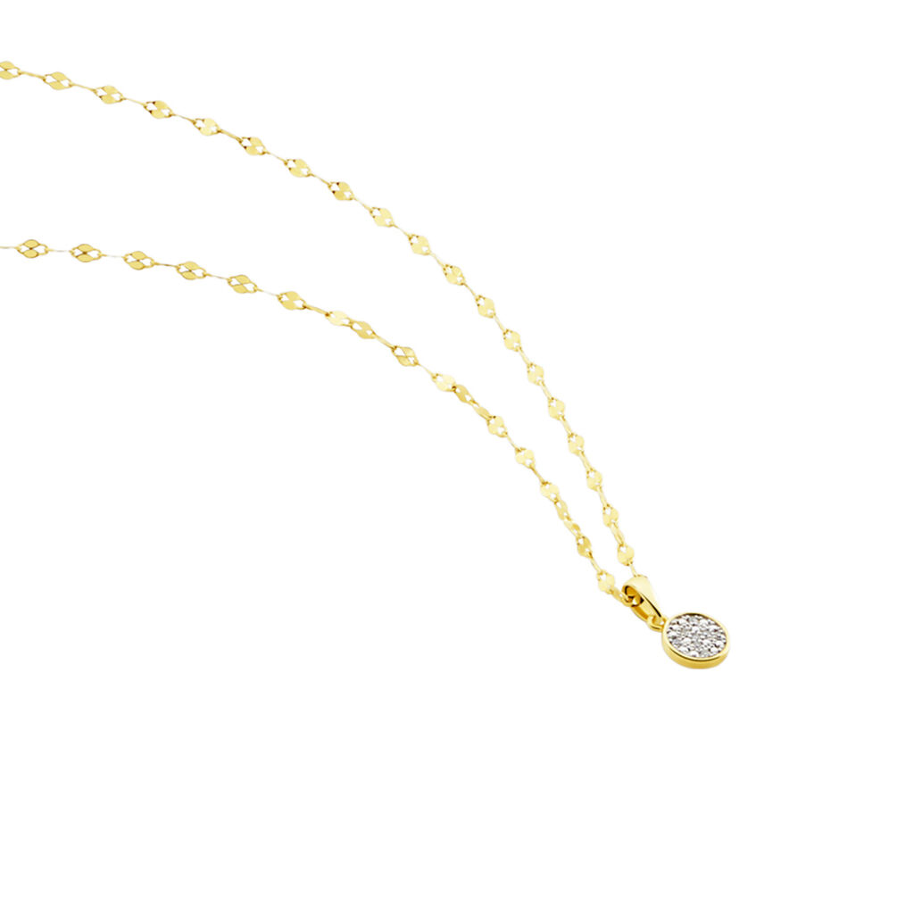 Collier Or Jaune Luminata Diamants - Colliers Femme | Histoire d’Or