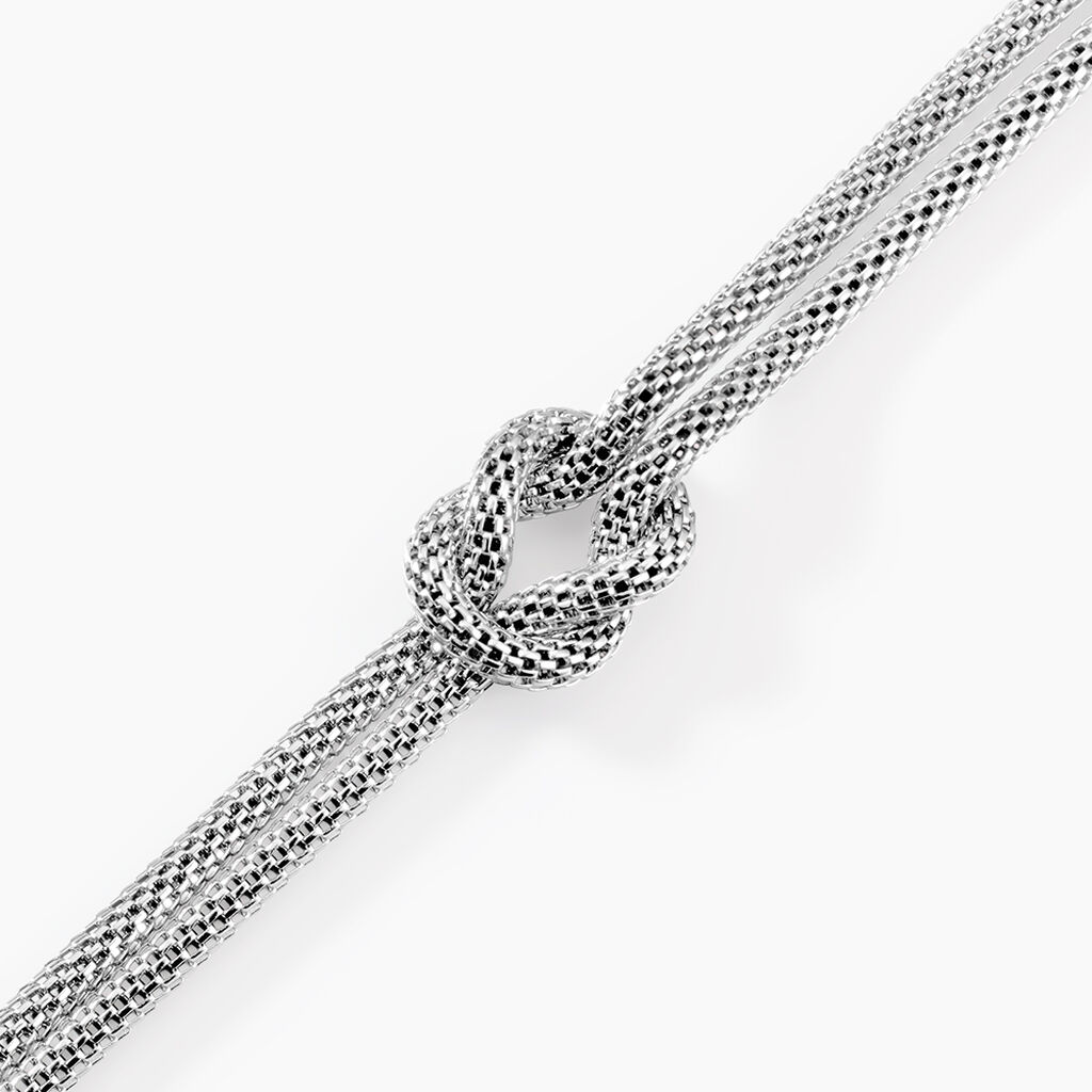 Bracelet Mahaca Acier Blanc - Bracelets Femme | Histoire d&rsquo;Or