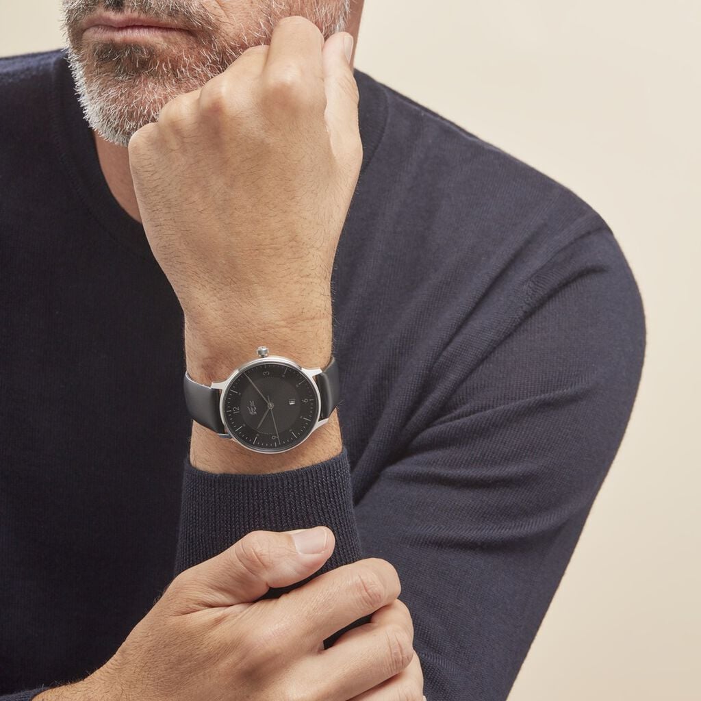 Montre Lacoste Club Noir - Montres Homme | Histoire d&rsquo;Or