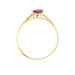 Bague Tender Love Or Jaune Améthyste - Bagues solitaires Femme | Histoire d’Or