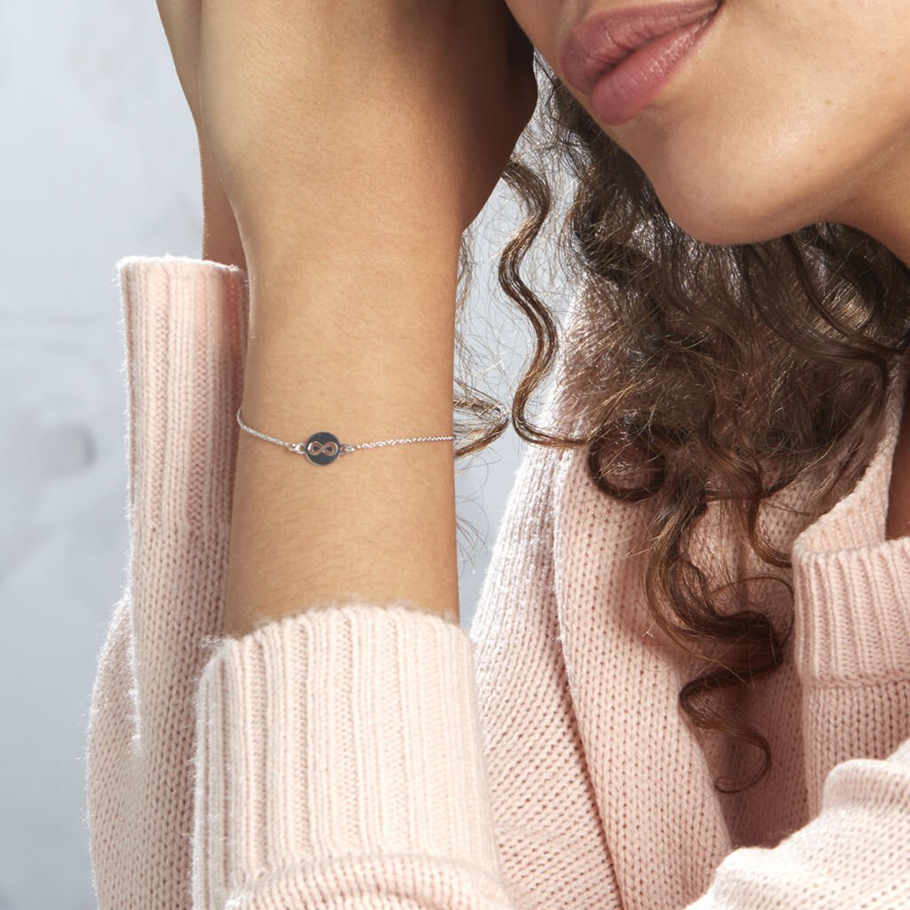 Bracelet Shereen Argent Blanc - Bracelets Femme | Histoire d’Or