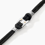 Bracelet Sayaline Acier Blanc - Bracelets cordon Homme | Histoire d&rsquo;Or