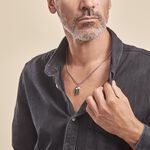 Collier Acier Vieillit Urs - Colliers fantaisie Homme | Histoire d&rsquo;Or