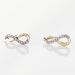 Boucles D'oreilles Puces Osanna Or Jaune Diamants - Boucles d'Oreilles Infini Femme | Histoire d’Or