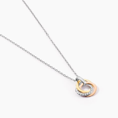 Collier Or Tricolore Vanadissa Diamants - Colliers Femme | Histoire d&rsquo;Or