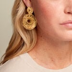 Boucles D'Oreilles Pendantes Savina Acier Jaune - Boucles d'oreilles fantaisie Femme | Histoire d&rsquo;Or