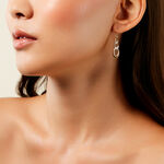 Boucles D'Oreilles Pendantes Pentti Or Bicolore - Boucles d'oreilles pendantes Femme | Histoire d&rsquo;Or